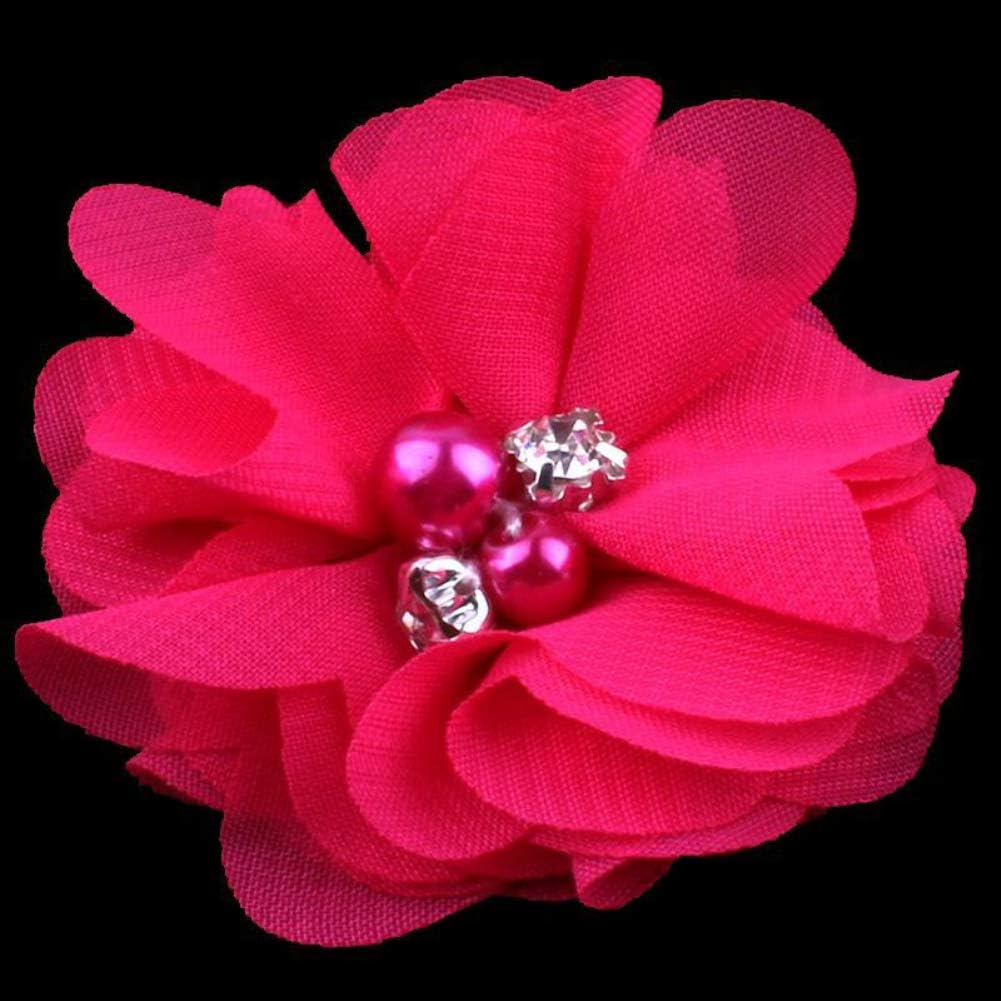 QandSweet 36 Pack Baby Girl's Hair Clips with Hand-Sewn Beads Flower Girl Teens Kids Toddlers: Health & Personal Care