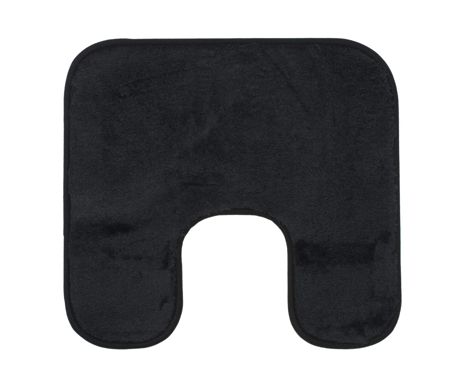 Gözze Bath Rug 50x45 cm, with cut-out, RIO PREMIUM, black, 100000-050046-99
