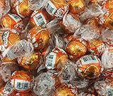 Lindt Lindor Orange Smooth Dark Chocolate Truffles, Orange Wrap (Pack of 2 Pounds)