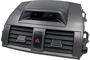 ASVEGE Center Dash A/C Air Vent Outlet Panel with Clock Compatible with Toyota Corolla 2008 2009 2010 2012 2013 55670-02340 5567002340