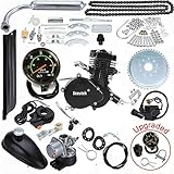 Seeutek 80cc Bicycle Engine Kit 2-Stroke Gas Motorized Motor Bike Kit Upgrade with Speedometer