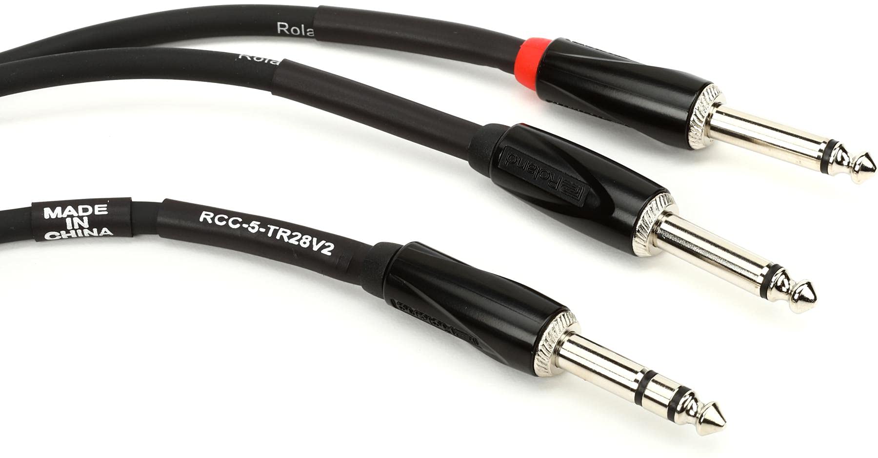 ROLAND,5 ft./1.5 m Rcc-5-Tr28V2 Interconnect Cables, Black