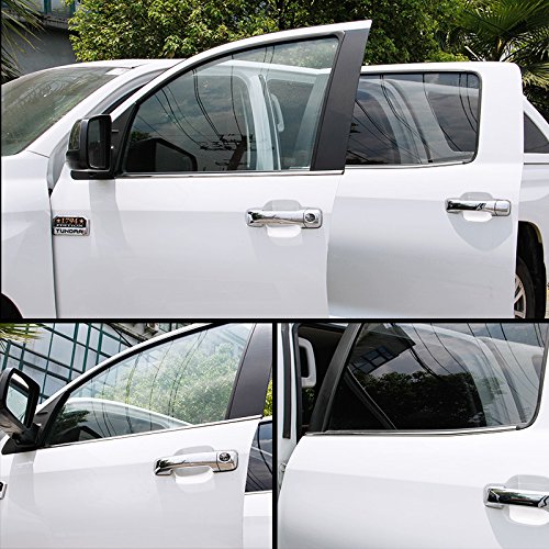 Stainless steel Bottom door window sill plate cover trim for 2014 2015 2016 2017 Tundra Accessories