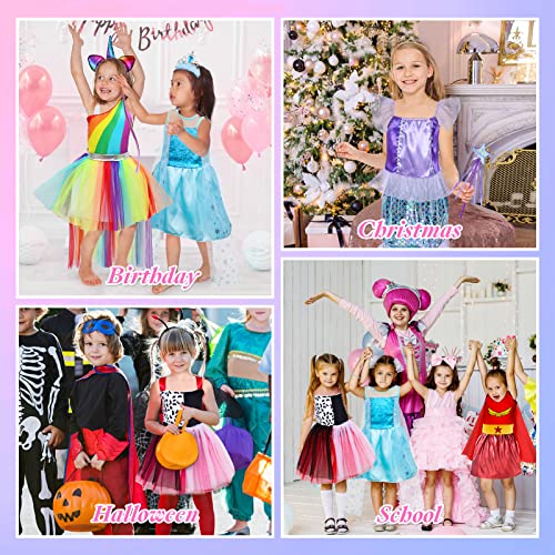 open lace back dress BIBUTY Princess Dresses for Girls Dress up Clothes Trunk, Pretend Play   StockCalifornia
