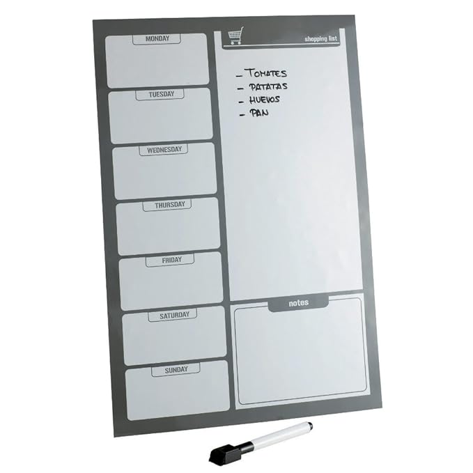 Balvi Tableau mémo frigo magnétique avec marqueur Home & Kitchen