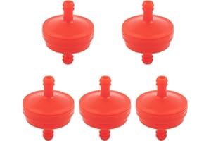 5-Pack Replacement Fuel Cap for Lawn Mower Models 394358, 394358S, 298090, 5018, 751-3013, 951-3013 – Red