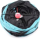 Bemodst S-Type Cat Tunnel 2/3/4 Way Collapsible Maze Small Animal Toy view 8