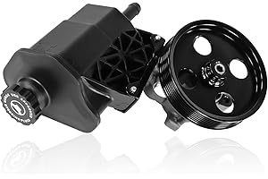 Autodevil 20-70269 Power Steering Pump Fit for Ram 1500 3.7L 4.7L 5.7L 2002-2007, Ram 1500 5.9L 2002 2003, Power Assist Pump w/Reservoir & Pulley Replacement for 20-70269