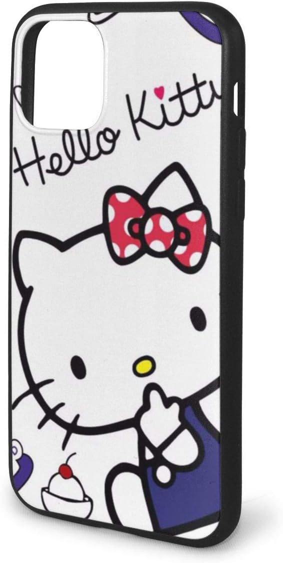 Ultra-Thin Hello Kitty Phone 11 Cases Silicone TPU Soft Shell Fun to Protect The Screen and Camera for iPhone 11 Pro
