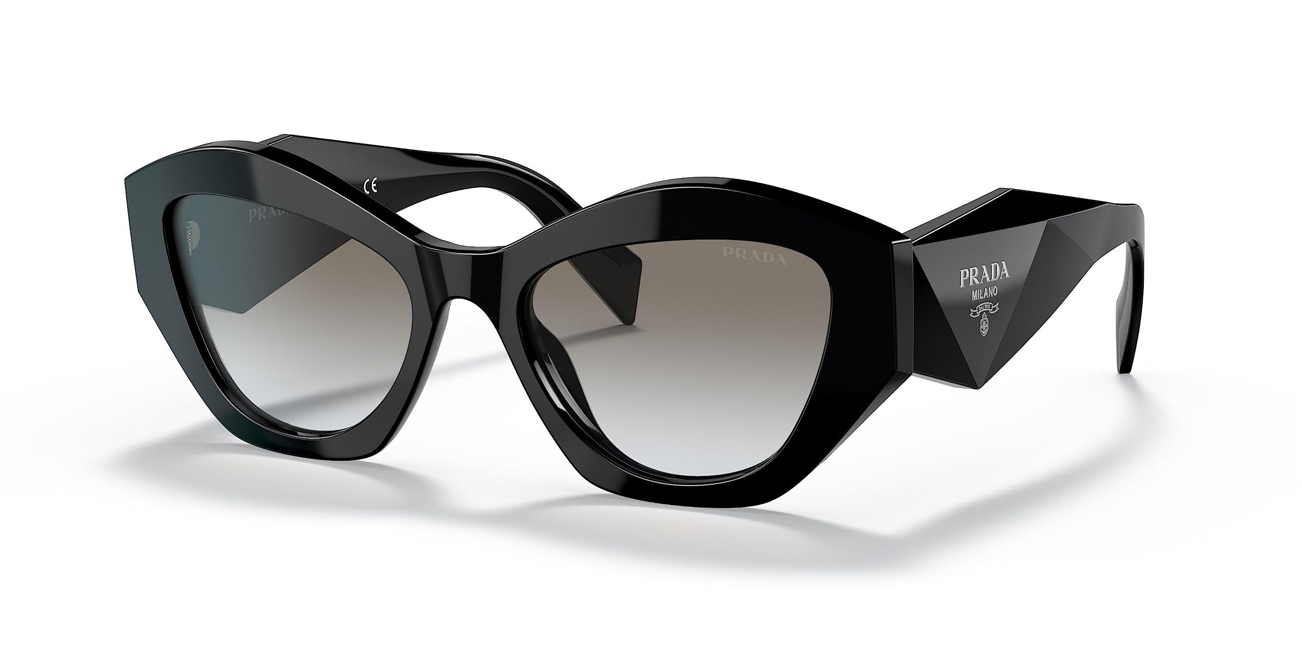 Prada SYMBOLE PR 07YS Black/Grey Shaded 53/19/145 women Sunglasses