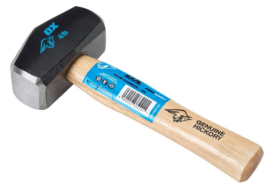 OX Pro Hickory Handle Club Hammer 4 lb