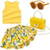 Deerhobbes Design your own Girls' Short Sets - Trendy and Comfortable Summer Outfits for Girls Fashionable Clothing Sets 4pc