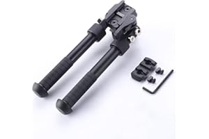 Tufok Adjustable Rifle Bipod for Picatinny Rail System