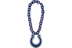Aminco NFL Indianapolis Colts Team Fan Chain, Royal Blue