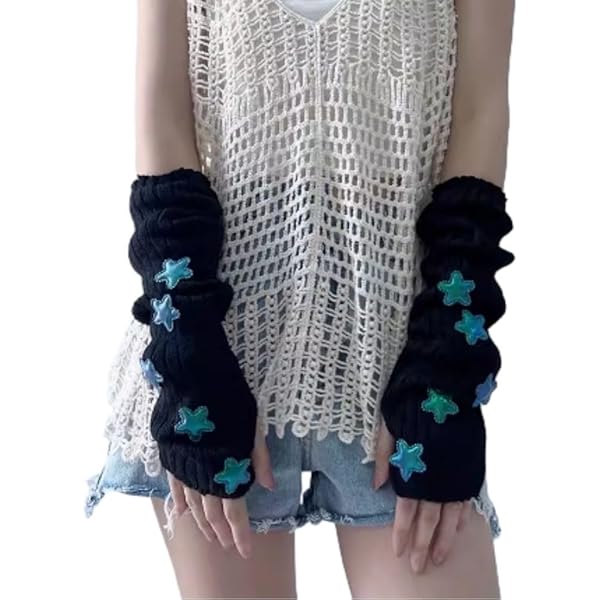 Women's Y2K Cutecore Arm Warmer Coquette Aesthetics Star