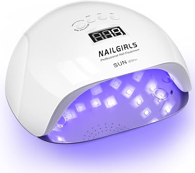 NAILGIRLS 150W UV LED Nail Lamp 4 Timer Auto Sensor Detachable Base Gel Dryer