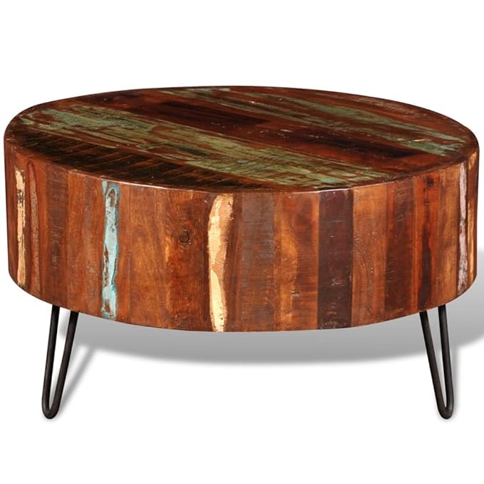 Möbel & Wohnen vidaXL Kaffeetisch Couchtisch Loungetisch Altholz