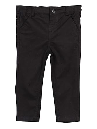 boys black chino trousers