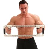 GoFitness Push Down Bar Chest Workout Equipment for Home Gym - 10KG | Upper Body Strength Trainer for Chest, Arm, Shoulder, Back and Abs, Home Fitness Equipment