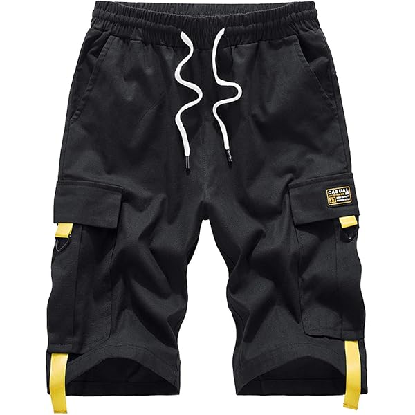 Mens Shorts 44 Waist Relaxed Fit ELETOP Men's Stretch Cargo Shorts