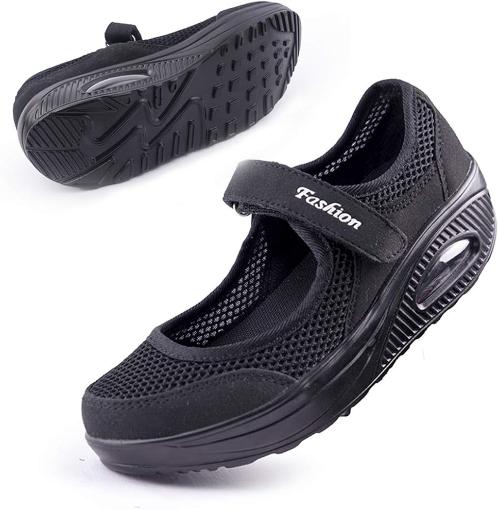  | Women's Comfortable Working Nurse Shoes Non-Slip Adjustable Breathable Walking Buffer Fitness Casual Nursing Orthotic Lightweight Shoes Arthritis, Diabetes Heel Pain, Foot Pain, Plantar Fasciitis | Walking