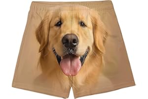 Funny Dog Shorts Unisex Casual Sleep Shorts Novelty Graphic Shorts Cute Print Pj Short Comfy Elastic Boxer Shorts