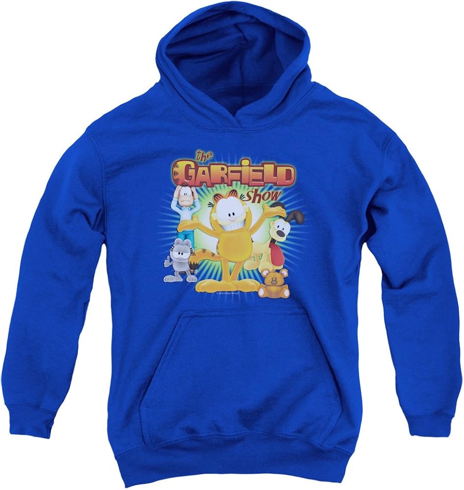 Amazon.com: Garfield - Youth The Show Pullover Hoodie: Clothing