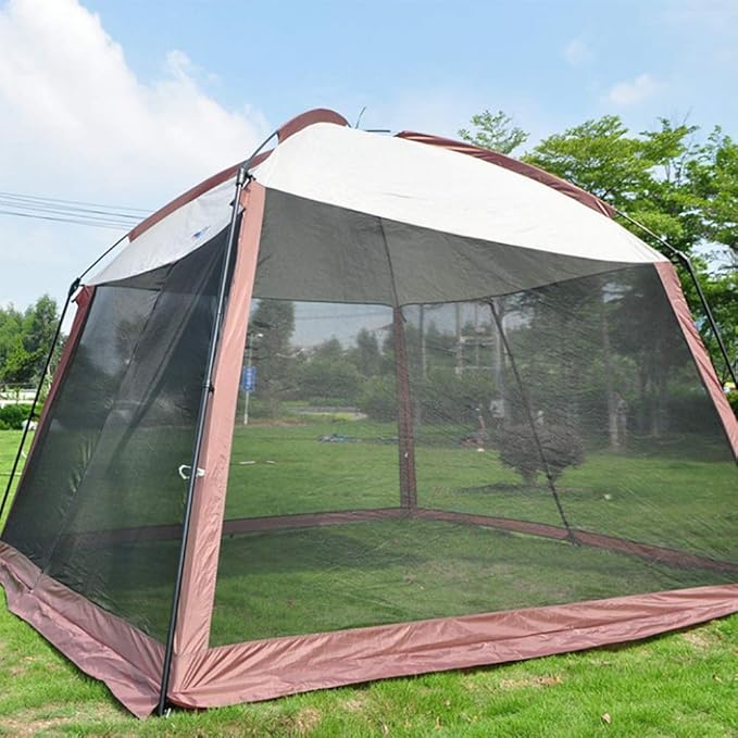 SUNYUE OutdoorZelt für mehrere Personen, Zwei Schlafzimmer, Camping, Freizeit Zelt,B330*330