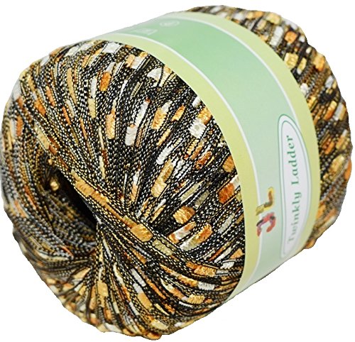 Twinkly Ladder Trail Trellis Yarn 167 Yrds #801 Champagne