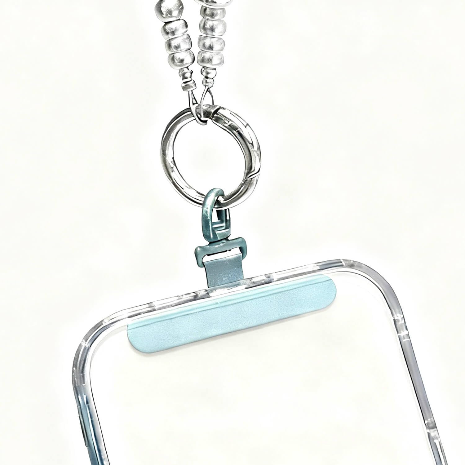 BIKICOCO 3/4'' Round Spring Gate O-Ring Clasp Push Snap Hook Belt Hardware Loop, for Keychains, Keys, Silver - 20 Pcs