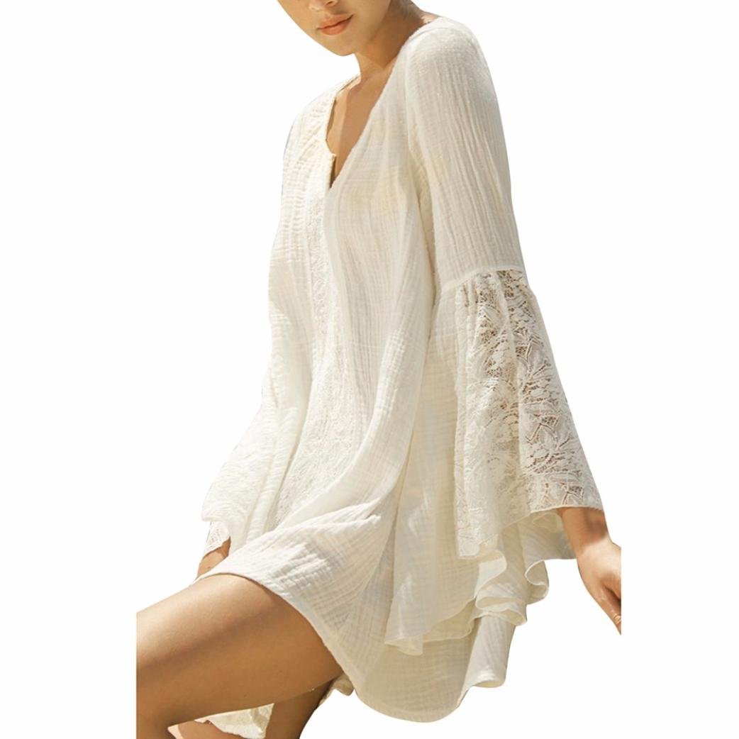 Платье С Кружевными Расклешенными Рукавами Купить