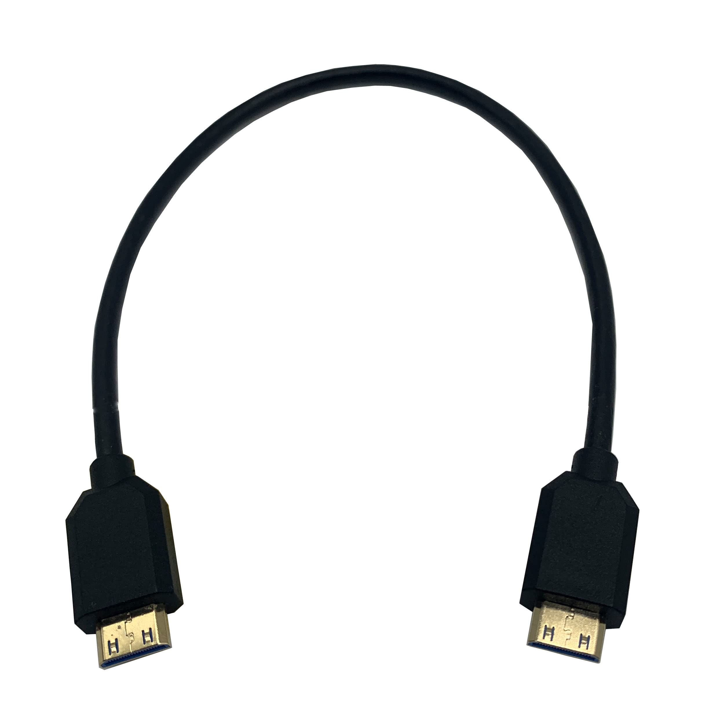 Photo 1 of Halokny Mini HDMI 8K Cable High Speed Mini HDMI Connector Male to HDMI Mini Connector Male 1Ft/30CM(Mini HDMI to Mini HDMI)