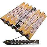 Satya with ANKCIENSE Incense Holder Pack of 3 fragrances Variety Pack of 90 Sticks. (Sandalwood, Vanila & Jasmine)
