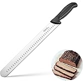 Rondauno Brisket Knife, Carving Knife for Meat with 12 Inch Ultra Sharp Slicing Knives for Cutting BBQ, Turkey and Roast, Premium High Carbon Stainless Steel