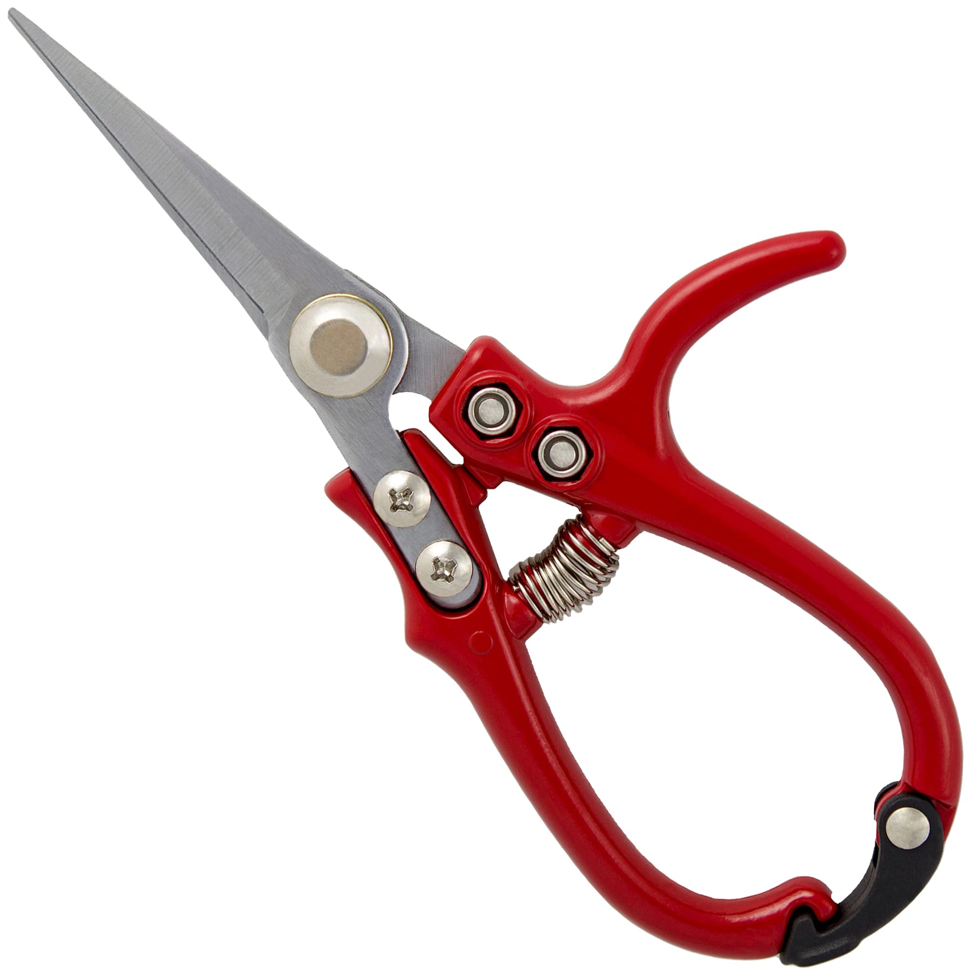 Darlac Ergo Gardening Snips – Strong, Lightweight Gardening Scissors Ideal for Houseplants and Flower Arranging – Razor Sharp, Pocket-Sized Pruners - SK5 High Carbon Steel Blade