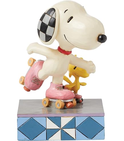 Amazon.com: Enesco Peanuts by Jim Shore Snoopy and Woodstock