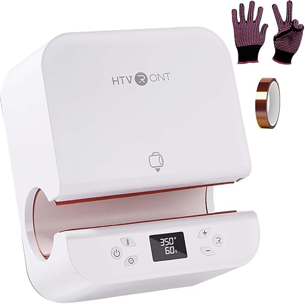 HTVRONT AUTO TUMBLER HEAT PRESS MACHINE – MUG...