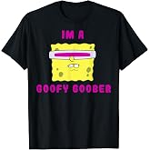 Spongebob Squarepants I'm A Goofy Goober Portrait Funny T-Shirt Tee