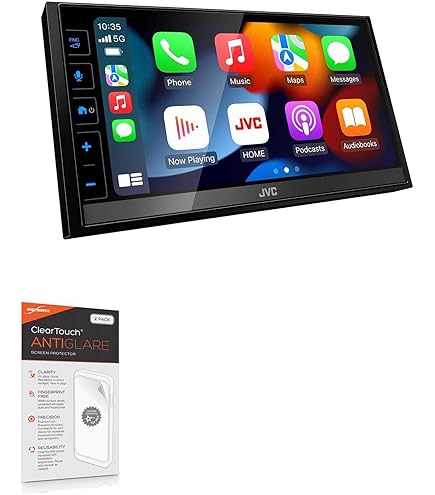 Bruni Protecteur d'écran Compatible avec JVC KD-AVX44 Film Protecteur