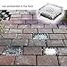 Kendal Sloar Brick Lights Frosted Glass Garden Landscape Path Light Set of 4,Cool White 3.94
