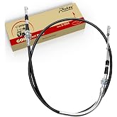Roykaw Golf Cart Transmission Shift Cable Forward/Reverse for 2004-Up EZGO TXT, MPT 800/1200, ST Series Gas Models, Replaces OEM # 602891-66 inches