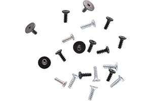DEAL4GＯ Deal4GO FULL Philips Flat-Head Screws set replacement for PSP 2000 & 3000 console Housing Shell, Black