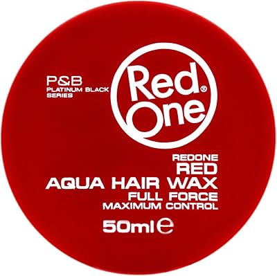 Redone Hair Styling Aqua Wax Red 50ml Travel Edge Control Ultra Hold Strawberry