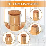 VIUME 32 Pcs Chair Leg Protectors Silicone Cushions for Floors Small view 3