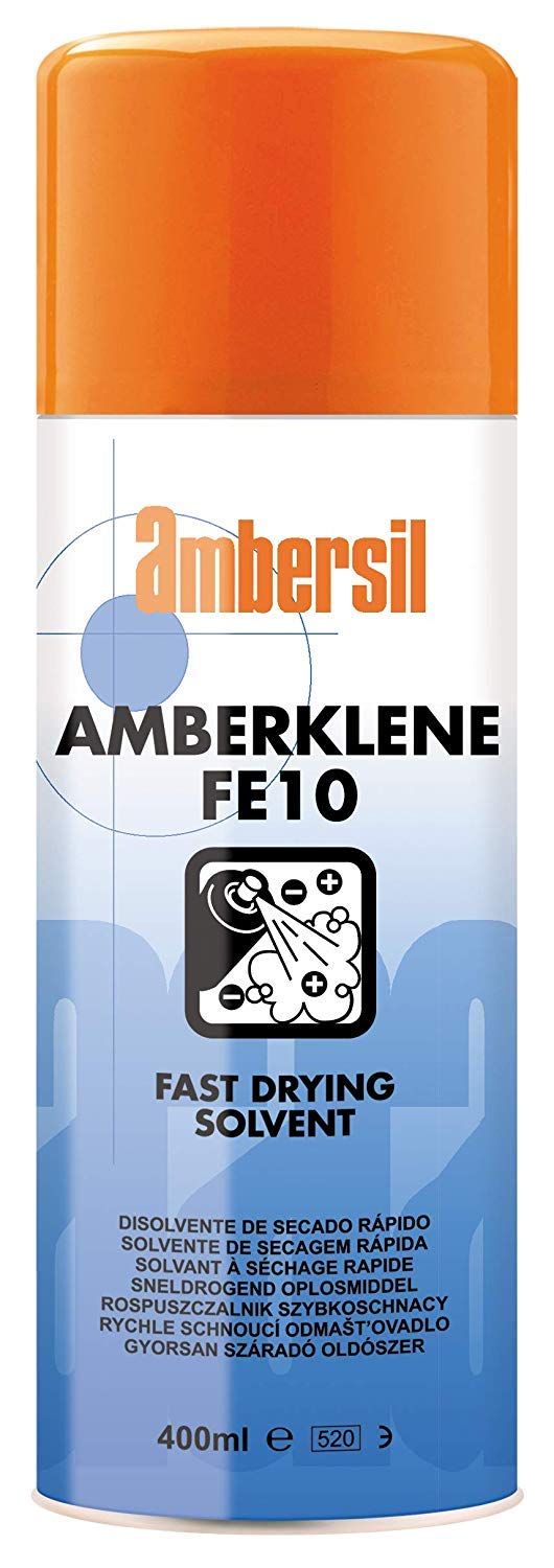 Ambersil 31553 Fe10 Amberklene Fast Drying Multi-Purpose Solvent Degreaser 400Ml