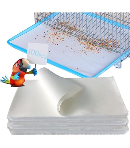 Vitakraft Paper Cage Liners For Birds & Small Pets | 4 Rolls, 25ft X 14.5in Each