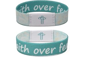 Flvkev Daily Bible Verse Bracelet Scan for Men Women, Wearable Bible Bracelet Christian Scripture Bracelets Catholic Inspirational Religious Faith Gifts