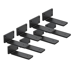 8 Pack Shelf Brackets 5 Inch Floating Shelf Bracket