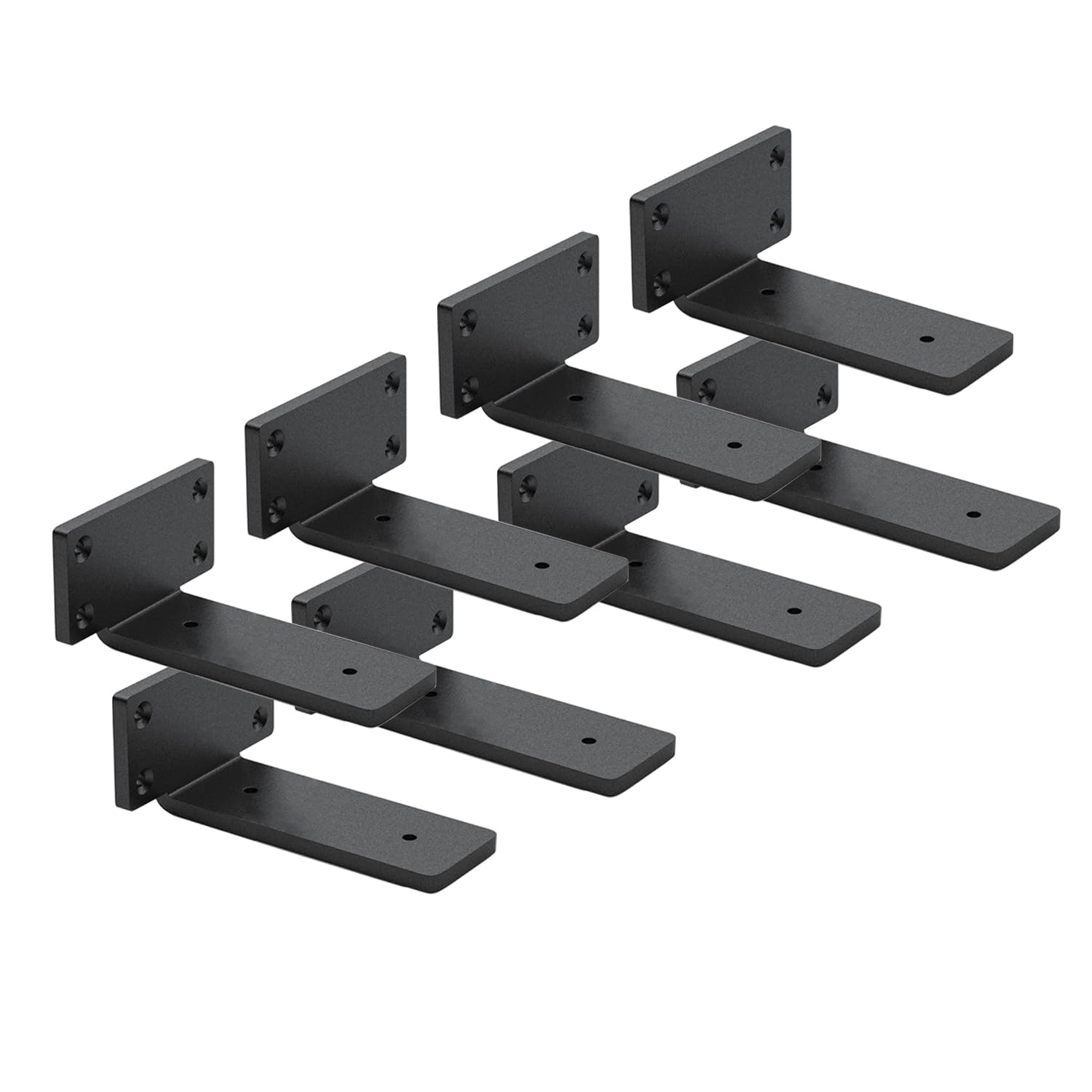 8 Pack Shelf Brackets 5 Inch Floating Shelf Bracket