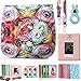 CAIUL Camera Accessories Bundle Compatible with Fujifilm Instax Mini 8 8+ 9, Flowers